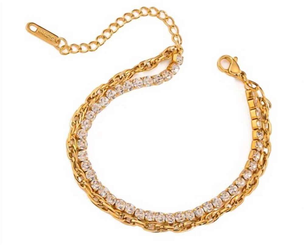NEW KATIE RAE COLLECTION wiomen's elite bracelet in gold